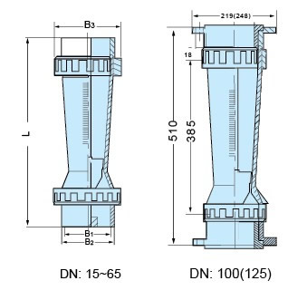 LZS-150、LZS-125、LZS-100、LZS-80、LZS-65、LZS-50、LZS-40、LZS-25、LZS-15塑料管浮子流量計(jì)